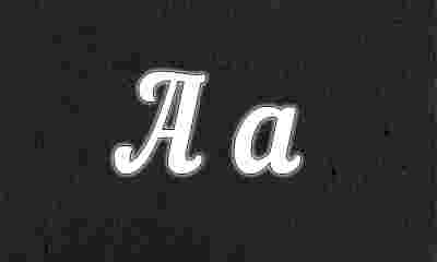 Объемные световые буквы с рукописным шрифтом